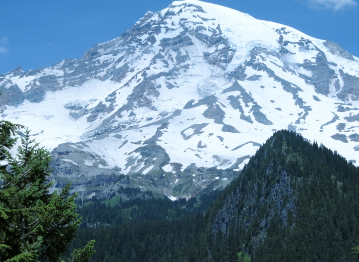 Mount Rainier "up close and personal."